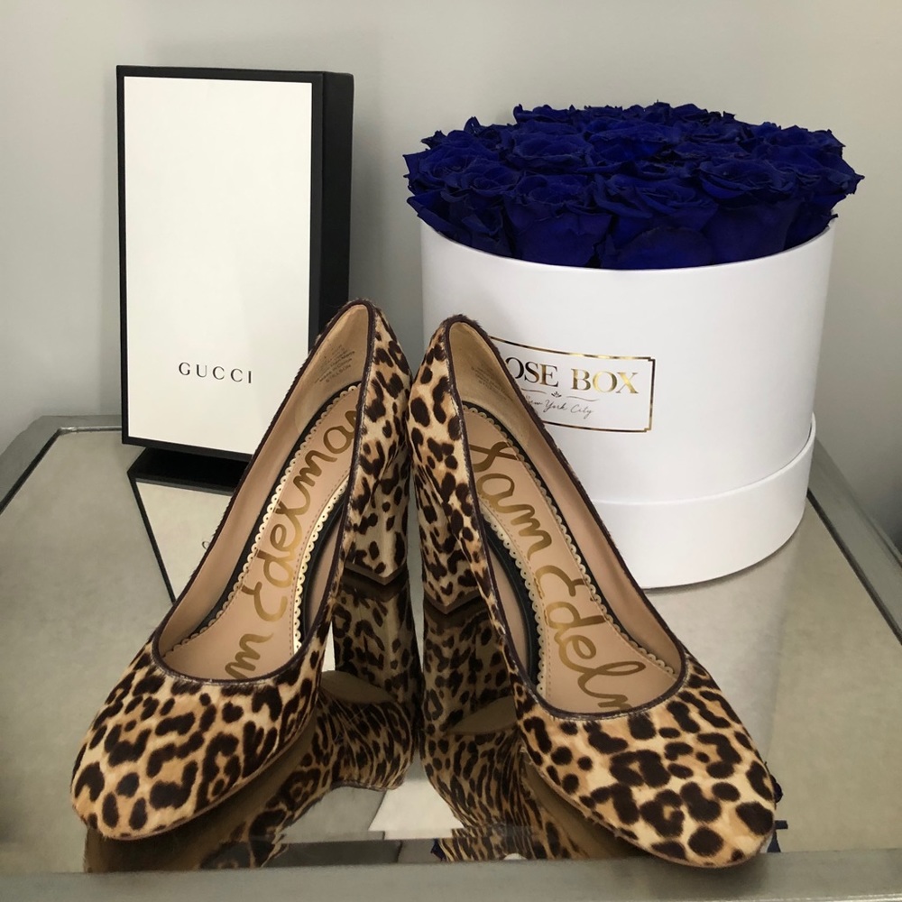 Sam Edelman Stillson Genuine Calf Hair Pump SZ 6.5